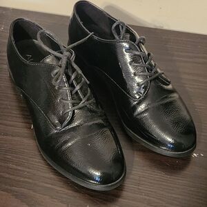Aldo Black Leather Women's Oxfords Size 6